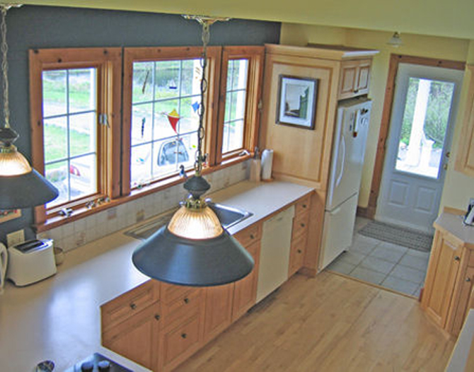 kitchen with a birds eye view