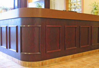 reception desk