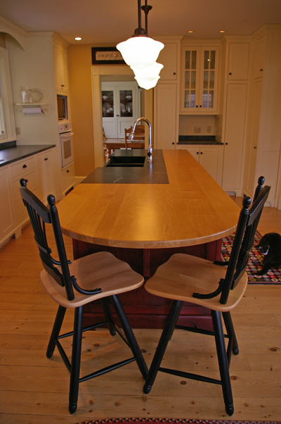 Charles Lantz kitchen island