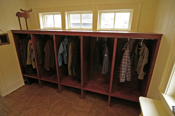 CLC harwood mudroom