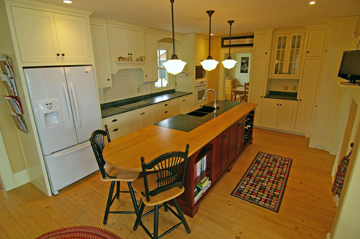 CLC kitchen island hardwood