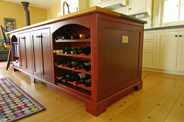 Charles Lantz hardwood island