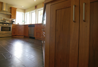 custom shaker peninsula