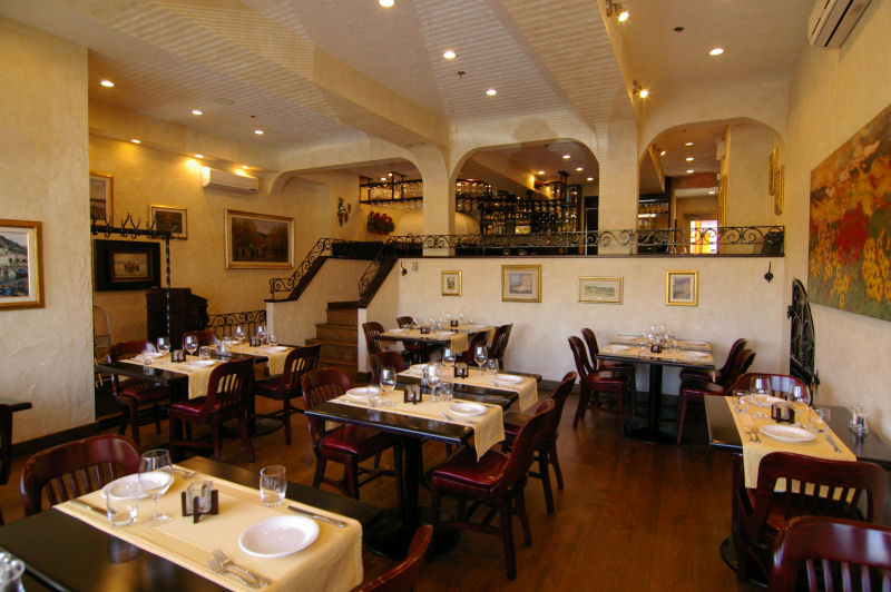 restaurant cabinetry - italian dining