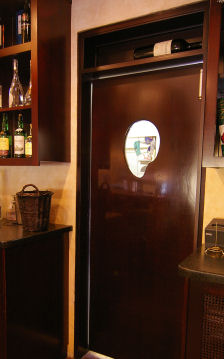 custom swinging door