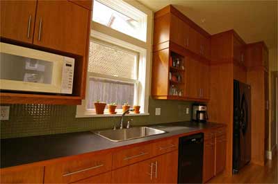 contemporary cabinetry hardwood