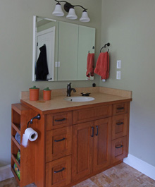 cherry vanity