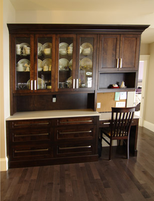 hardwood cabinet
