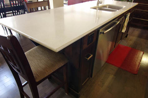 custom kitchen island