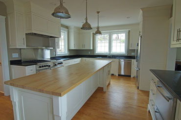 big kitchen island