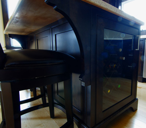 kitchen island detail