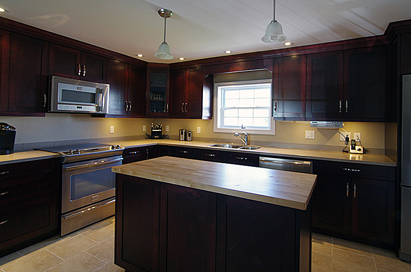 kitchen with island