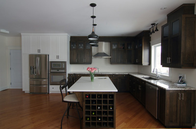 spacious kitchen