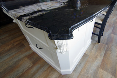 granite countertop detail