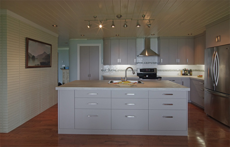 contemporary kitchen island