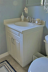 powder room cabinet