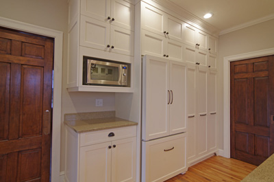 cabinetry hides appliances