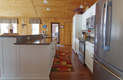 contemporary kitchen island