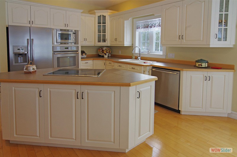 Kitchen island storage
