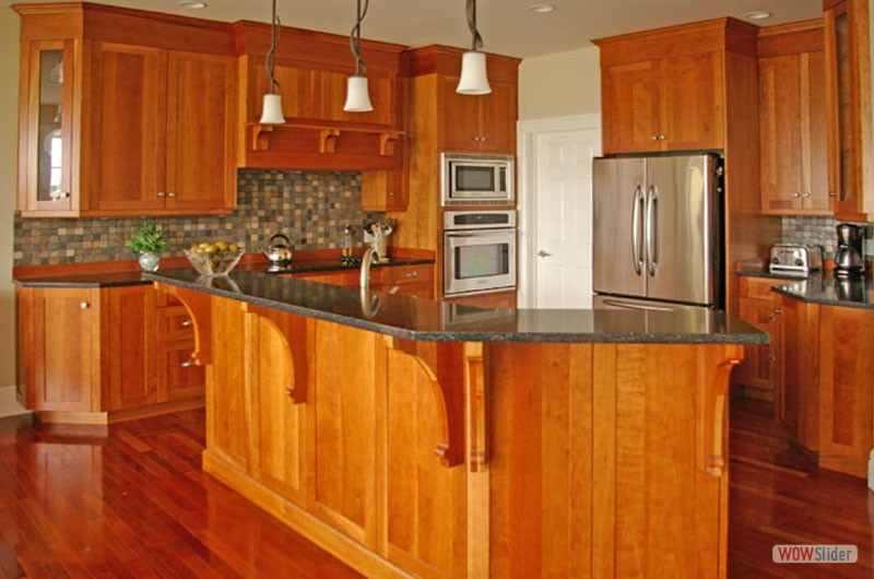Shaker kitchen - cherrywood