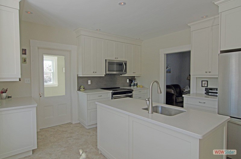 small kitchen with island